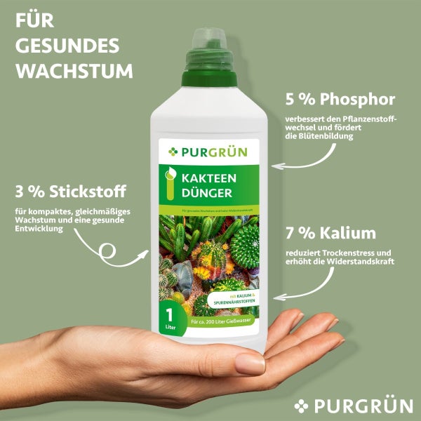 Purgrün Kakteendünger 1 Liter