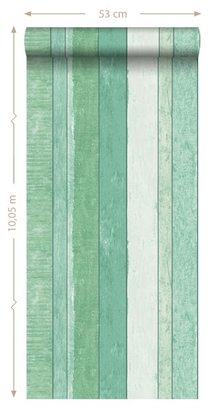 Tapetenrolle mit Holzplankenmuster, 53 cm breit und 10,05 m lang