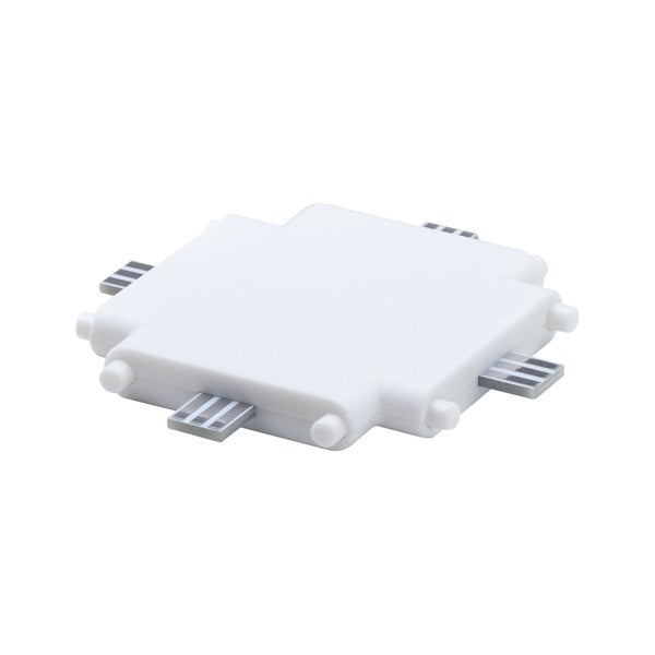 Clever Connect Verbinder Border X-Verbinder 50x50mm Weiß matt
