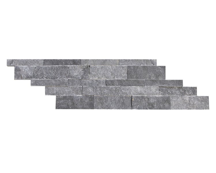 Wohnrausch Wandverblender Naturstein Marmor Paneele BLACK, mittelgrau