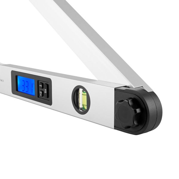 Digitaler Winkelmesser DW-45 ST  Aluminium Messbereich von 0-230 Grad