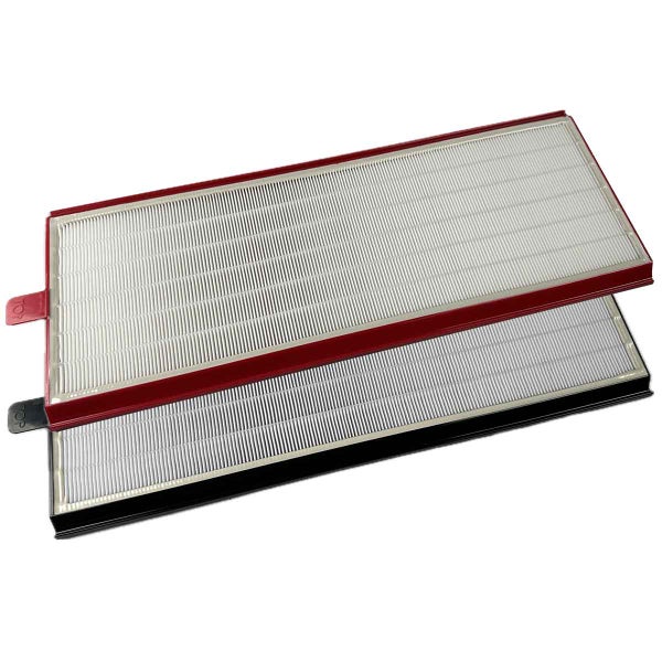 Zwei rechteckige Zuluftfilter