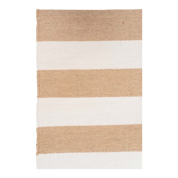 Pina Teppich 140x200cm Kunststoff Garten beige,offwhite. 140 X 200 X 1 cm