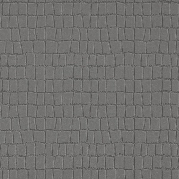 Zambaiti Tapete Tierhautmuster Dunkelgrau - 106 cm x 10 m - 661967