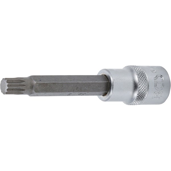 BGS Bit-Einsatz Länge 100 mm Antrieb Innenvierkant 12,5 mm (1/2) Innenvielzahn (für XZN) M9 - 5184-M9