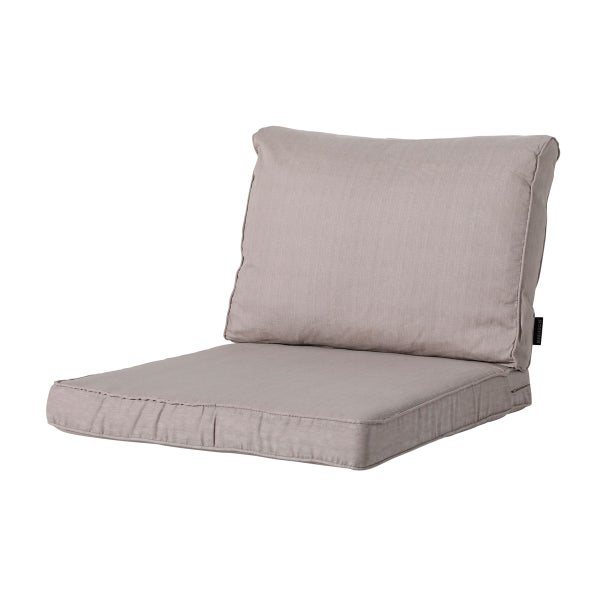 Lounge-Rückenkissen Basic taupe - ca. 40x60 cm - 2er-Set