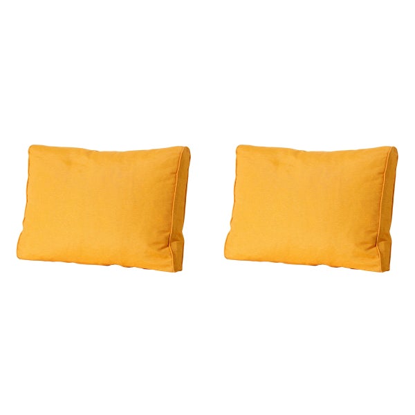 Lounge-Rückenkissen Panama golden glow - Ca. 40x60 cm - 2er-Set