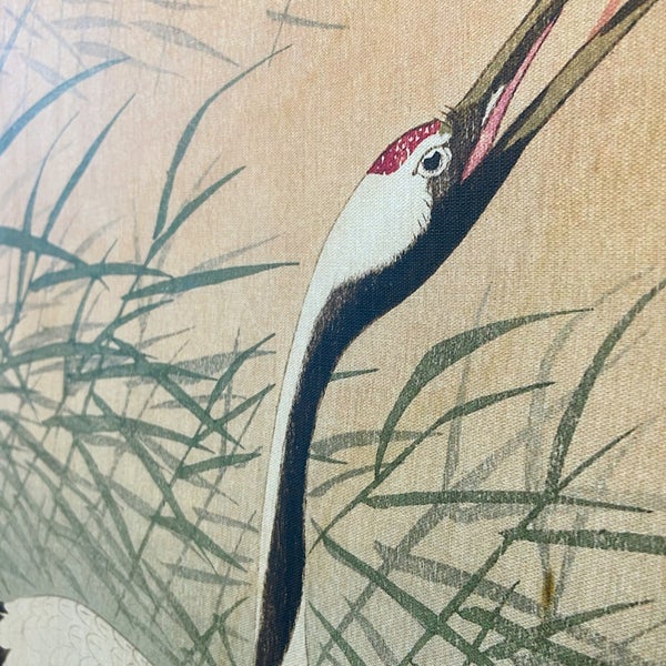 Gemälde mit Kranichmotiv