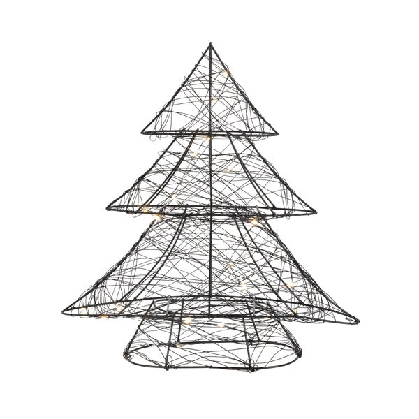 Dekorativer Tannenbaum aus Draht mit Beleuchtung