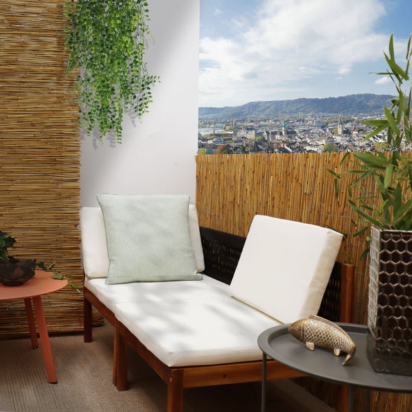 90x600m Balkon Sichtschutzmatte Schilfrohr