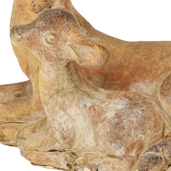 Dekorative Rehfamilie für den Garten.