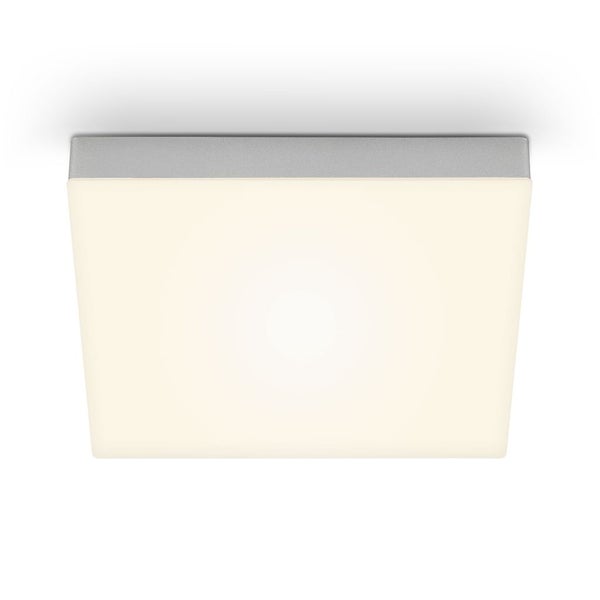 LED Aufbauleuchte Rahmenlos IP20 21W 3000K silber Metall-Kunststoff Briloner