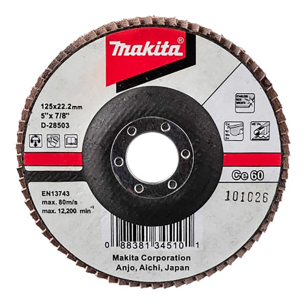 Makita Schleifmopteller, 125x22.2 Millimeter