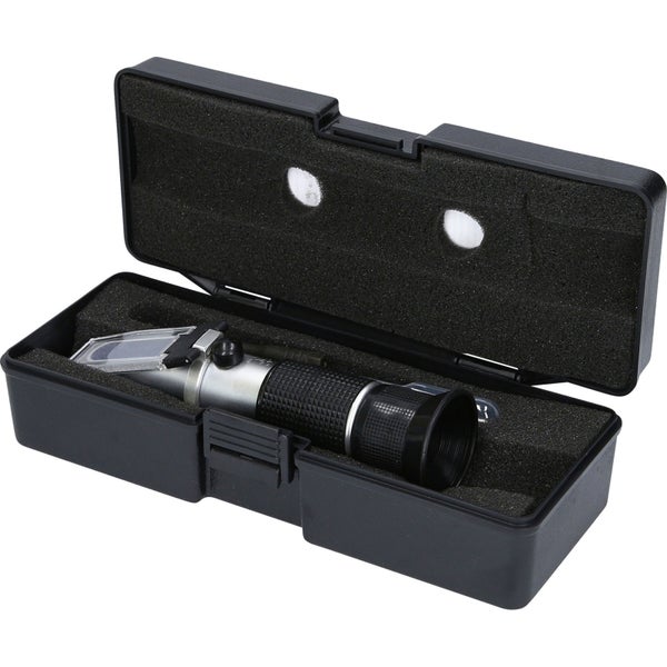 KS TOOLS Refraktometer - optisches Prüfgerät für Batterieflüssigkeit Frostschutzmittel und AdBlue-Zusätze - 550.1285