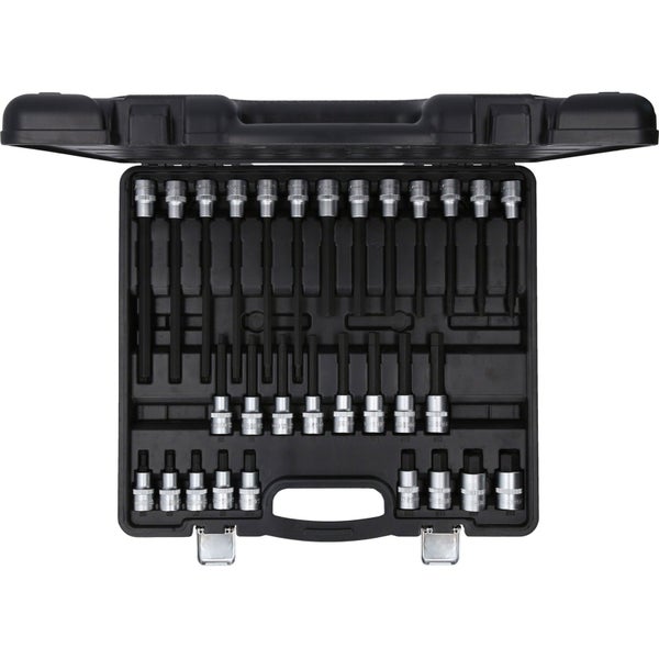 KS TOOLS 1/2 Bit-Stecknuss-Satz für Innensechskant-Schrauben 30tlg. - 911.4510