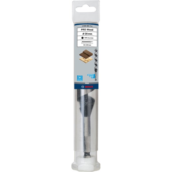 Bosch PRO Wood Holzschlangenbohrer 30 x 95 x 160 mm - 2608585711