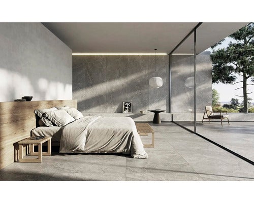 Wand- und Bodenfliese Alchemy Iron 90x90 cm