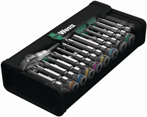 Wera Bit-Set mit Bits und Bithalter in kompakter Tasche
