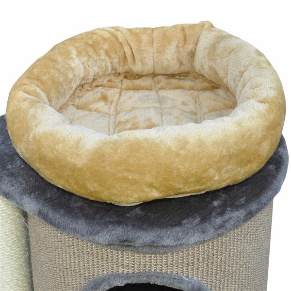 Kratztonne grau beige