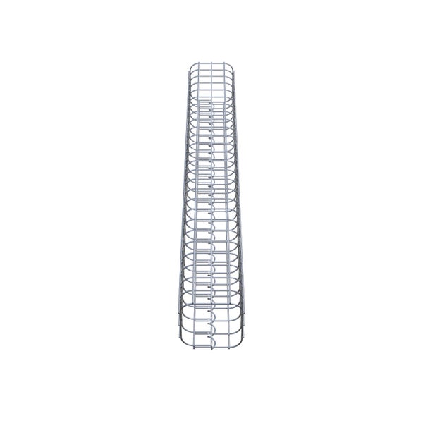 Gabionensäule 17 x 17 cm, MW 5 x 5 cm eckig - Höhe: 1,30 m
