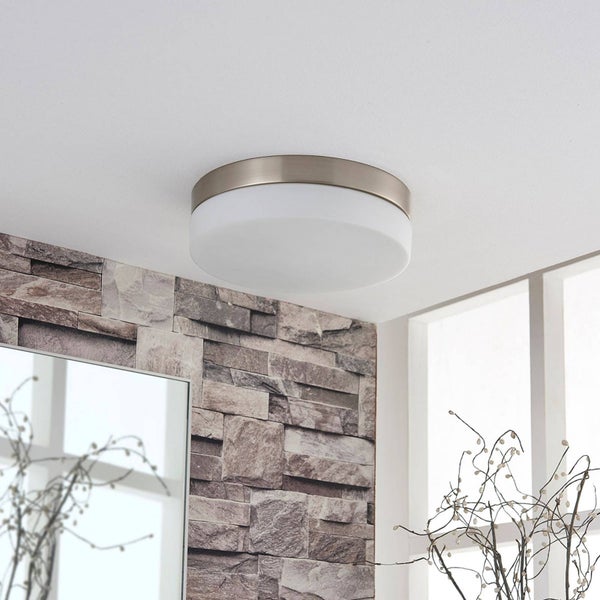 Lindby Deckenlampe Amilia (spritzwassergeschützt (Modern) aus Metall (2 flammig, E27) - Bad Deckenleuchte Lampe Badezimmerleuchte