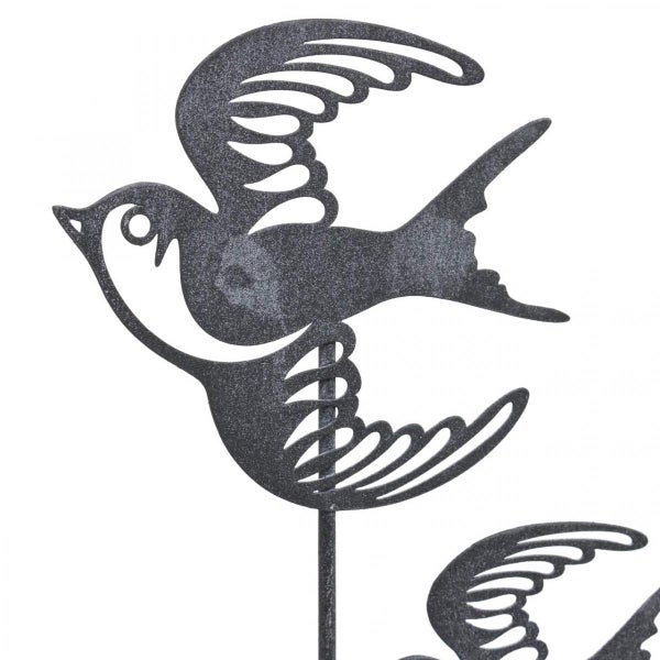 Dekorative Vogel-Gartenstecker aus Metall