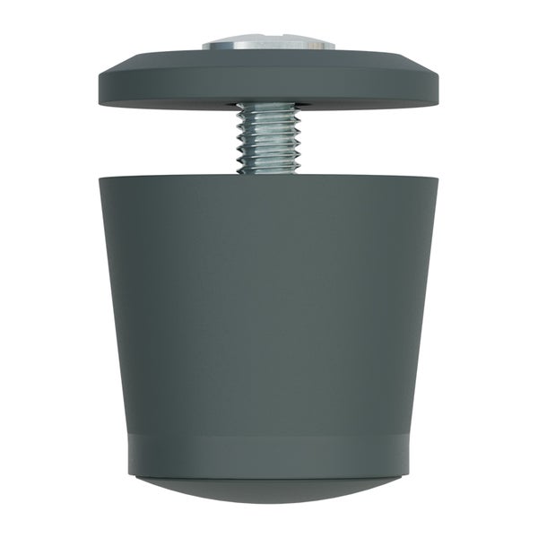 DIWARO. Rollladen Anschlagstopper | Länge 20 mm | mit Verschlusskappe | anthrazit