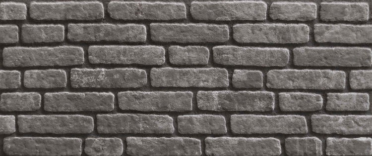 Tapete in Ziegeloptik