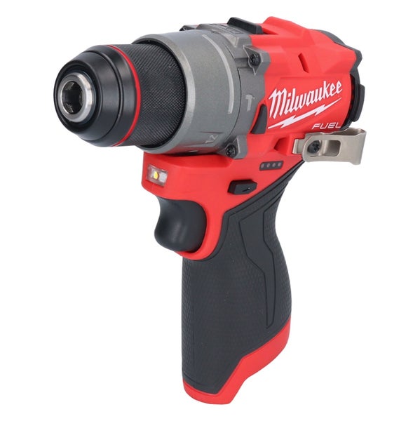 Milwaukee Akku-Bohrschrauber mit ergonomischem Griff, Schnellspannbohrfutter und Gürtelclip