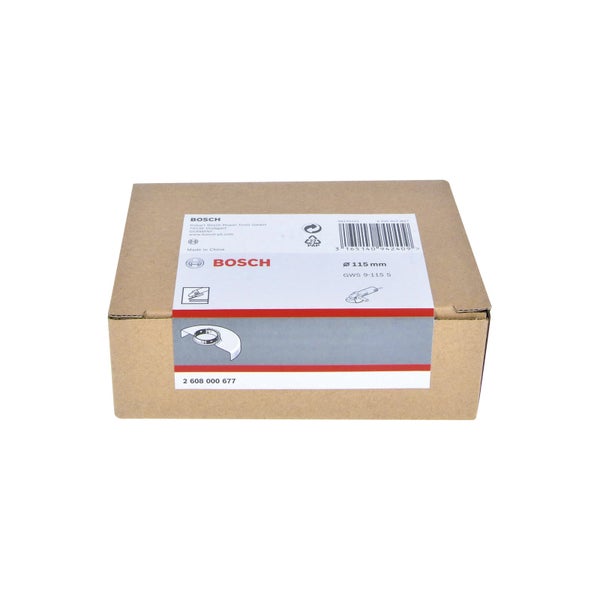 Bosch GWS 9-115 S Winkelschleifer in Kartonverpackung, Scheibendurchmesser 115 Millimeter