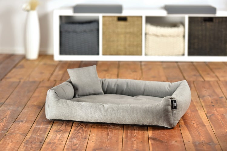 Rohrschneider Kuschelsofa  Gr. 2 grau recycelt