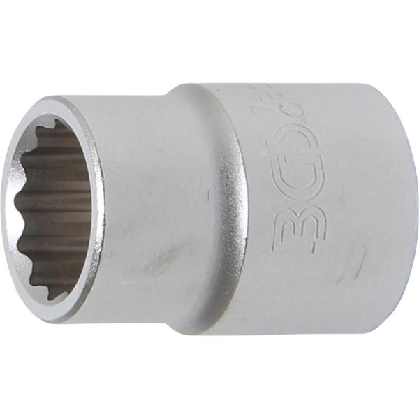 BGS Steckschlüssel-Einsatz Zwölfkant Antrieb Innenvierkant 20 mm (3/4) SW 22 mm - 7422