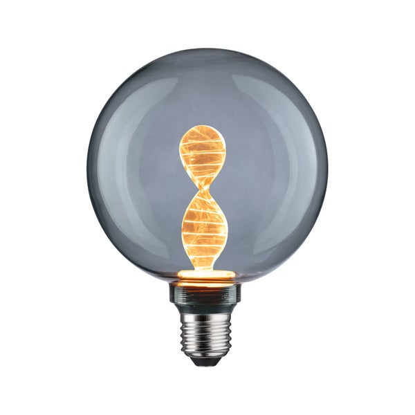Inner Glow Edition LED Globe Helix E27 230V 90lm 3,5W 1800K Rauchglas