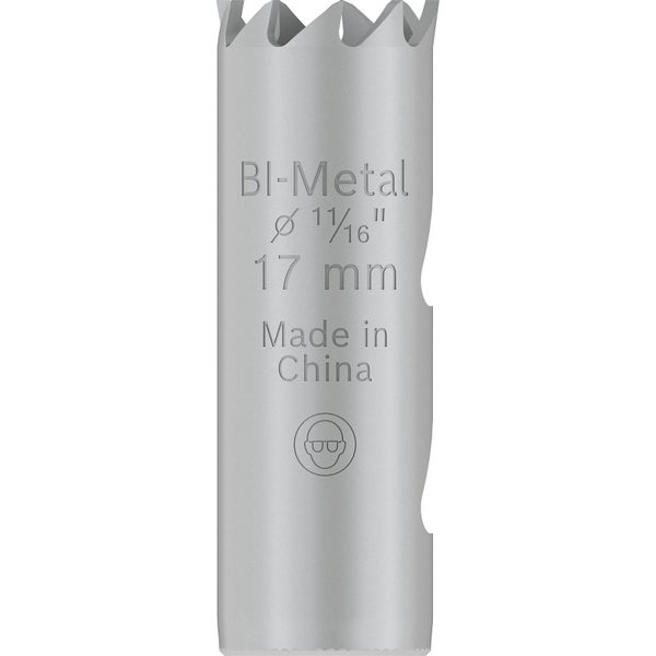 Bimetall Lochsäge, 17 mm Durchmesser