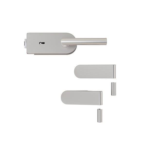 Türbeschlag-Set mit Türgriff und Rosetten