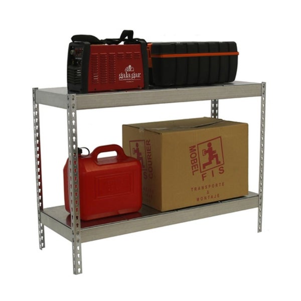 PROREGAL Schwerlastregal Mini Metal Yeti Two HxBxT 90 x 120 x 75 cm Fachlast 400 kg Verzinkt
