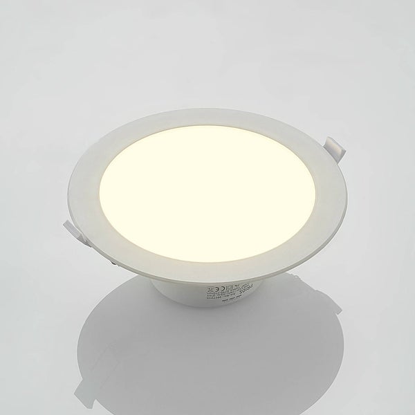 PRIOS LED Rida (Modern) in Weiß aus Aluminium (1 flammig, ) Badezimmerleuchte