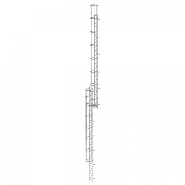 Steigleiter mit Rückenschutz