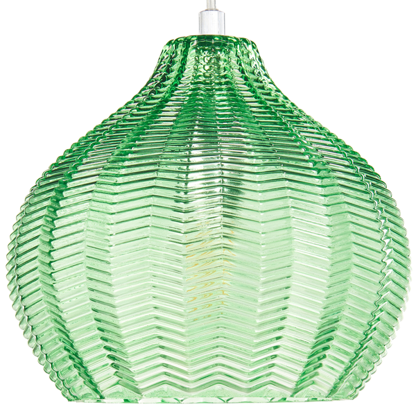 Hängeleuchte KEILA Glas Grün