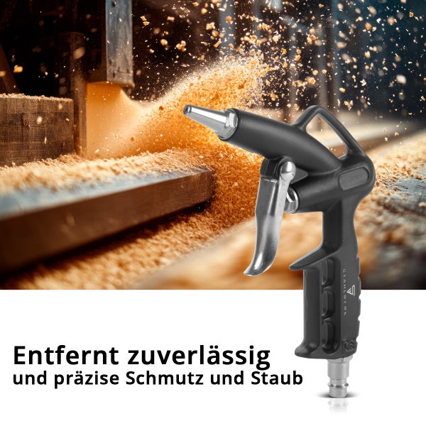 STAHLWERK Druckluftset 5-teilig |Druckluftwerkzeug inklusive Lackierpistole