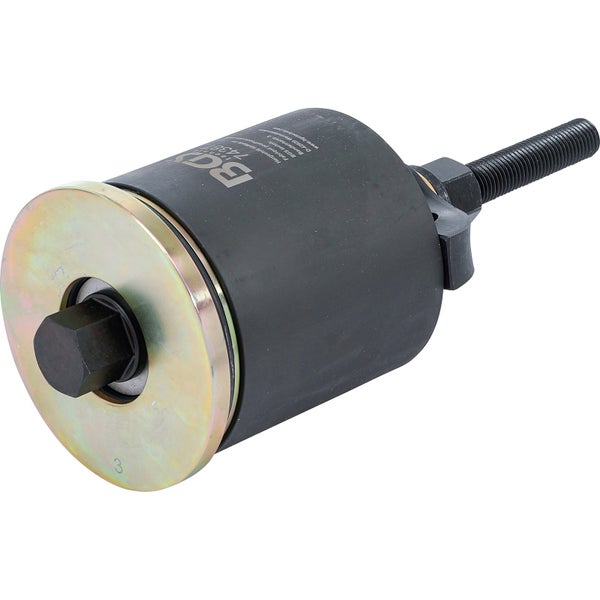 BGS technic Silentlager Werkzeug aus Metall mit Gewindespindel und Gehäuse zum Einbauen und Ausbauen von Lagern.