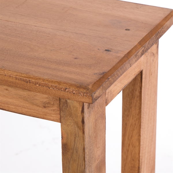 Trittleiter STEP Recyclingholz zweistufig  08 honigfarben gewachst