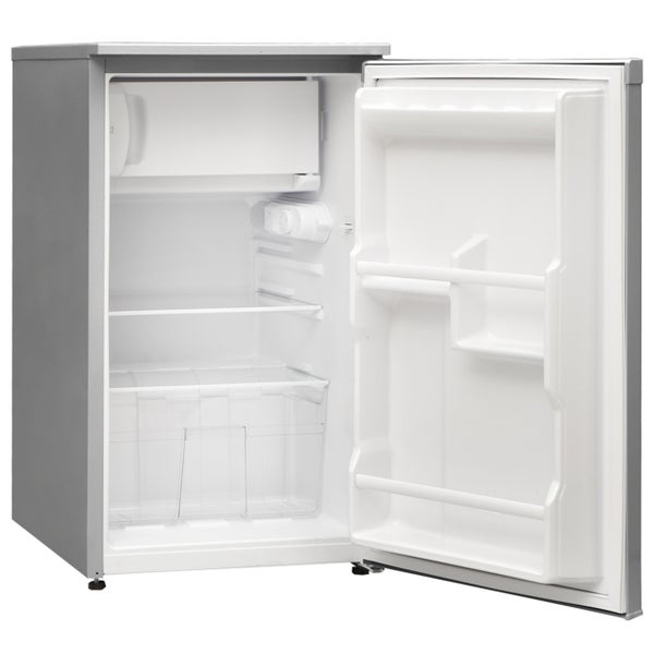 Telefunken Kühlschrank mit 2-Sterne Gefrierfach Freistehend 81 Liter Kühlschrank klein CF-32-152-S silber