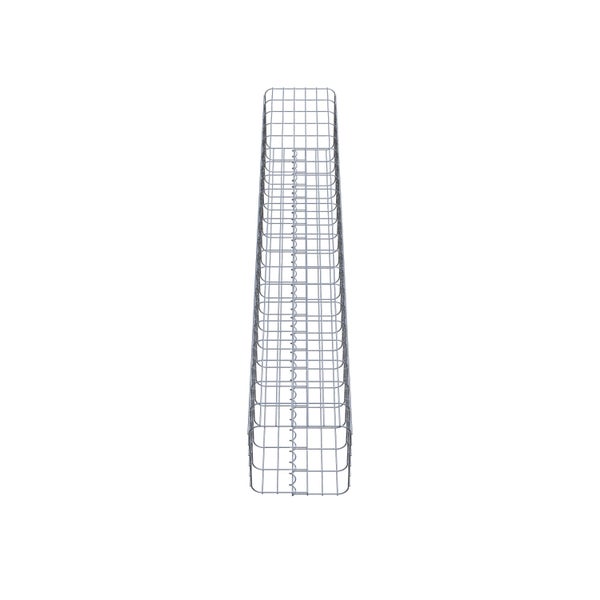 Gabionensäule 32 x 32 cm, MW 5 x 10 cm eckig - Höhe: 2,10 m