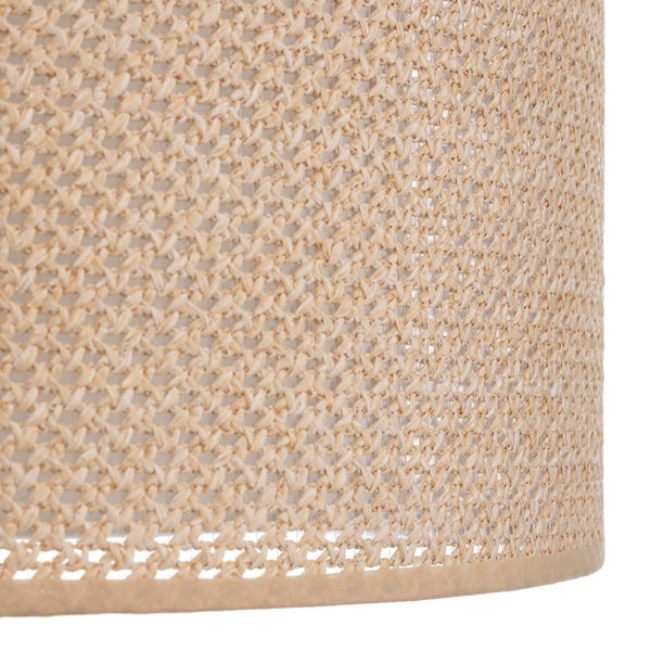 Lindby Esstisch Pendelleuchte Ø 40 cm, Hängelampe Textil Kunststoff Wohnzimmerlampe 1x E27 max. 15W ohne Leuchtmittel Hängeleuchte Esszimmerlampe