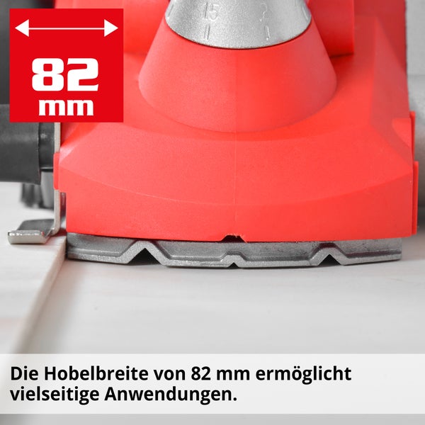 Elektrohobel mit 82 Millimeter Hobelbreite