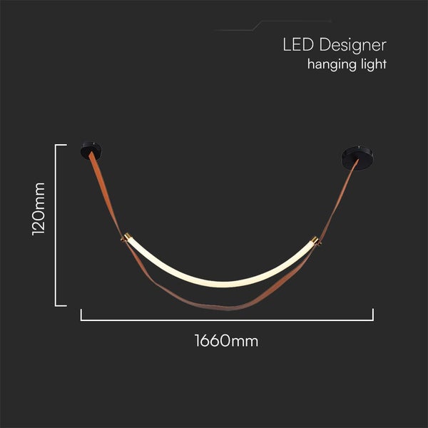 LED Designer Hängeleuchte mit Abmessungen