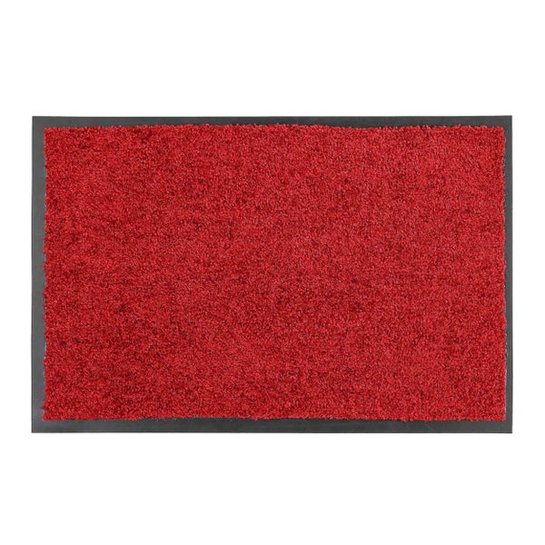 Fußmatte mit Flor und Gummirand