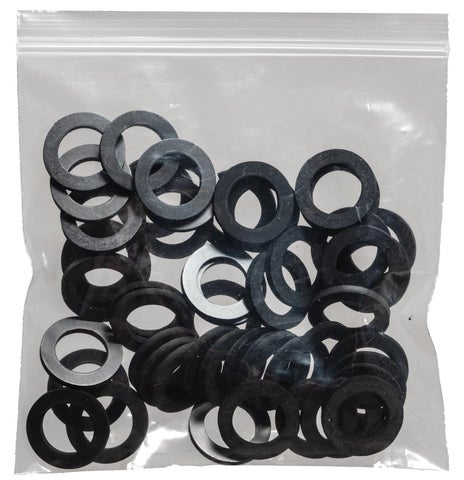 Packung mit Unterlegscheiben in einer Plastiktüte