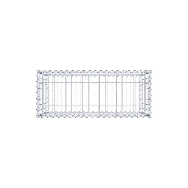 Gabione 100 cm x 70 cm x 40 cm (L x H x T), Maschenweite 5 cm x 10 cm, Spirale
